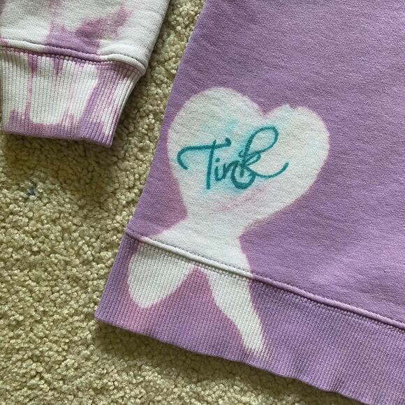 Disney Store Exclusive Tinker Bell Sweatshirt Top Kids Sz S (5/6) - Picture 9 of 9